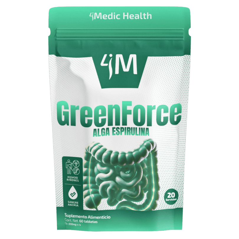 Espirulina + Clorofila + Vitamina C 850 mg